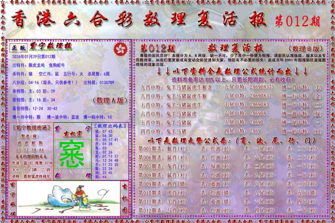 012期数理复活报[图]