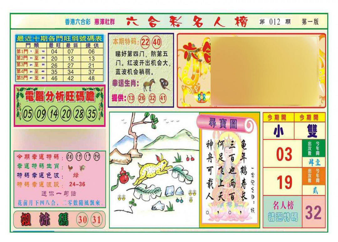 012期名人榜A(新图)[图]