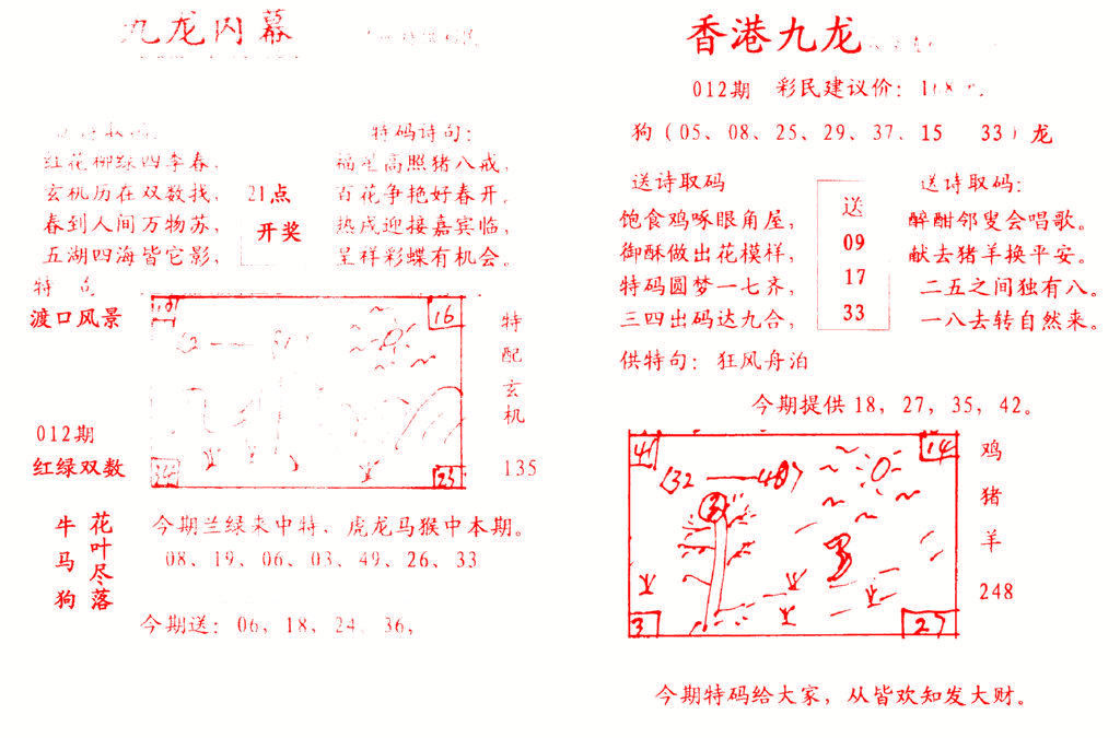 012期九龙内幕[图]
