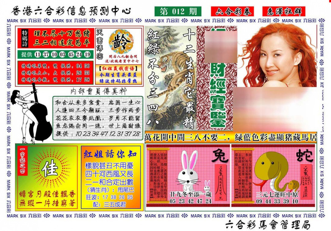 012期红姐财经宝鉴[图]