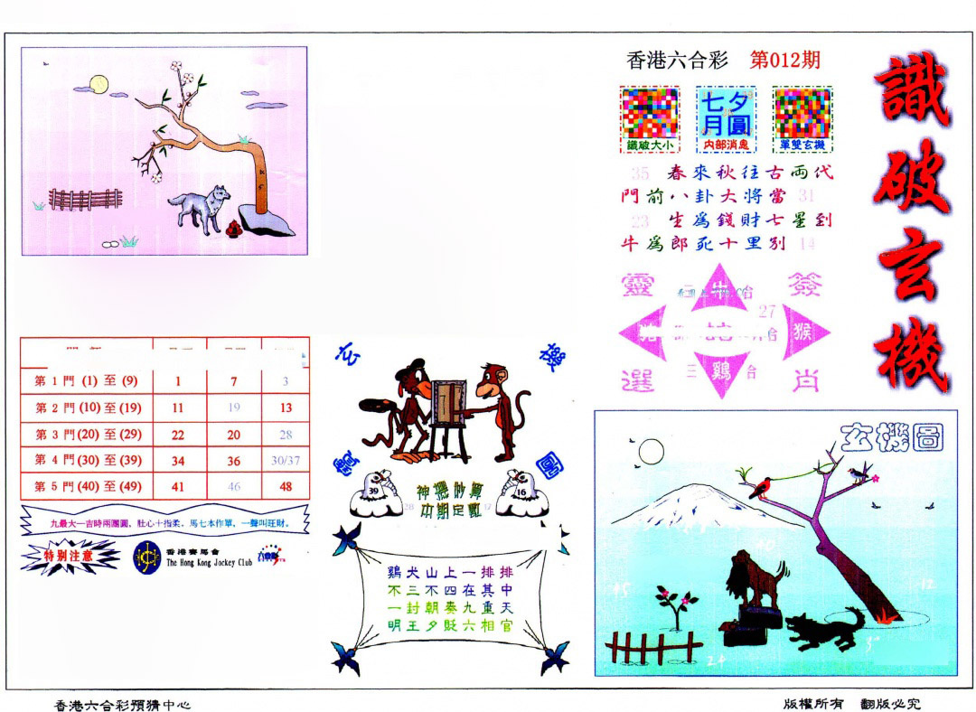 012期识破玄机(保证香港版)[图]