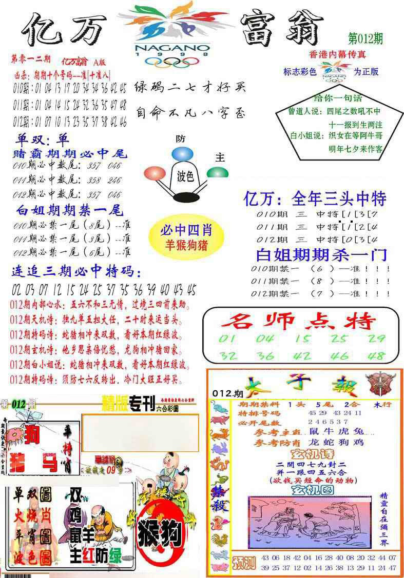 012期亿万富翁A[图]