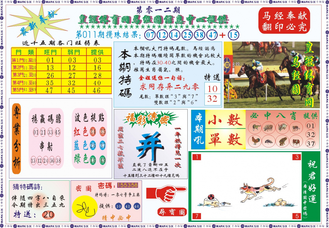 012期皇冠体育网马经图记录[图]