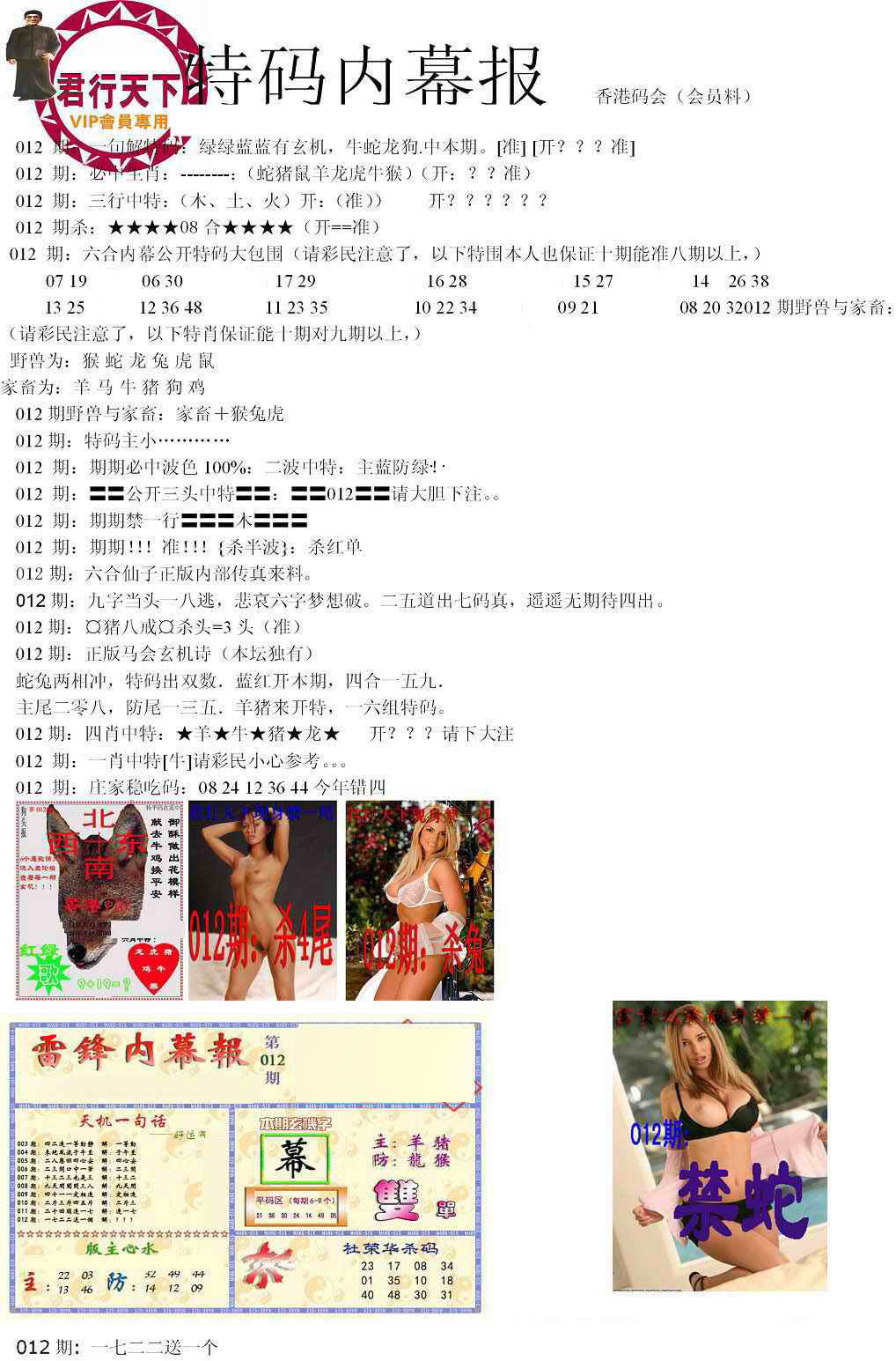 012期特码内幕报[图]