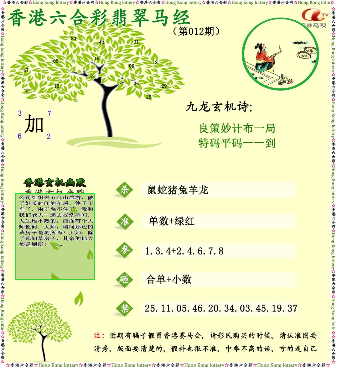 012期翡翠马经[图]
