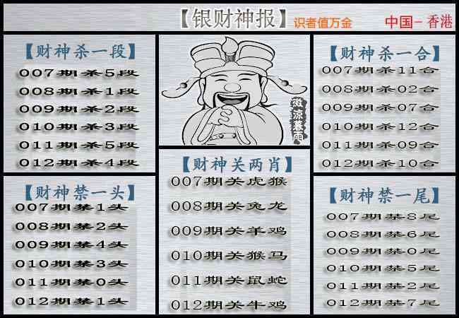 012期银财神[图]