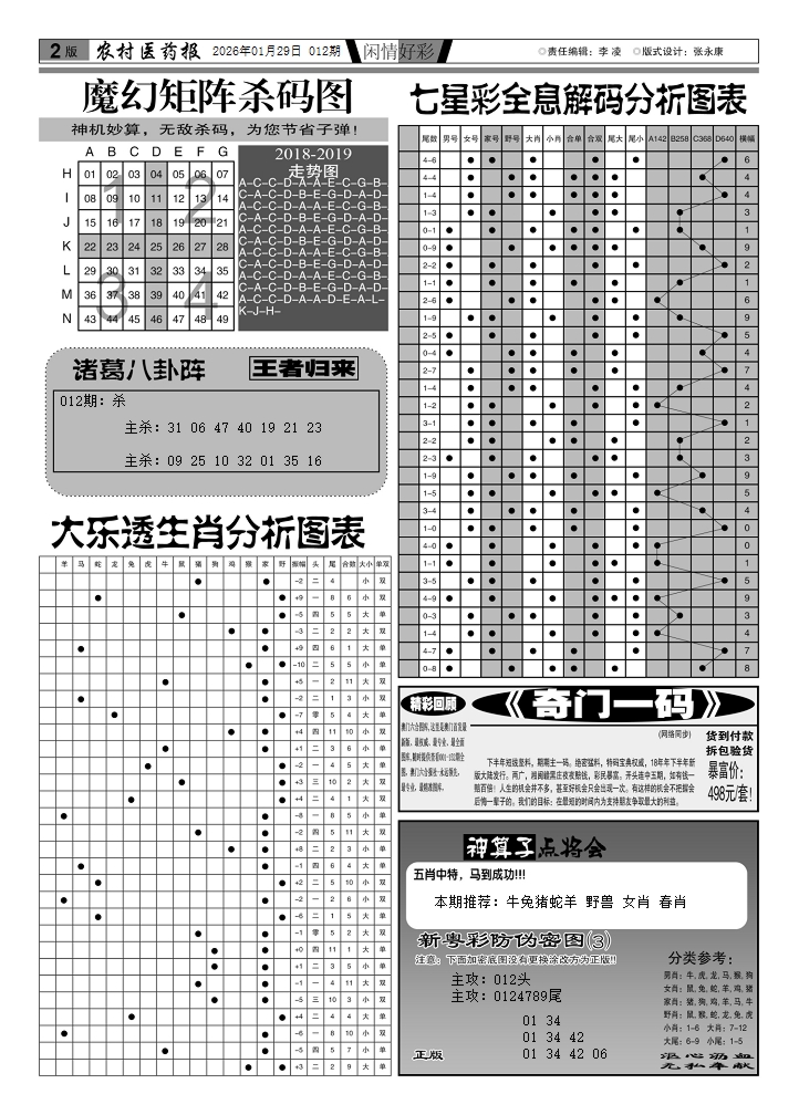 012期新粤彩(闲情好彩E)[图]
