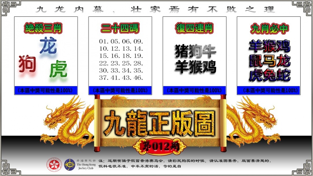 012期九龙正版图[图]