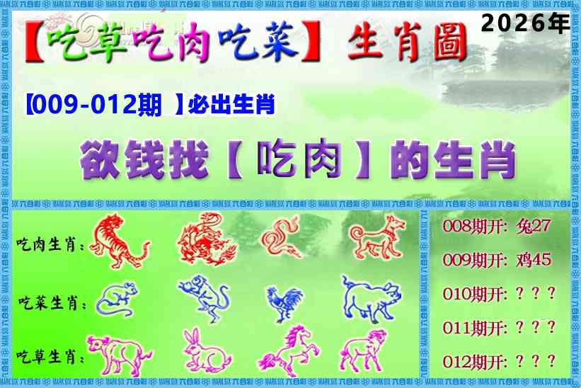 012期吃草吃肉吃菜玄机[图]